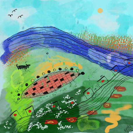 I-5 Rest Stop with Pickle