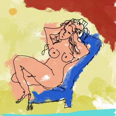Sunbathing Woman